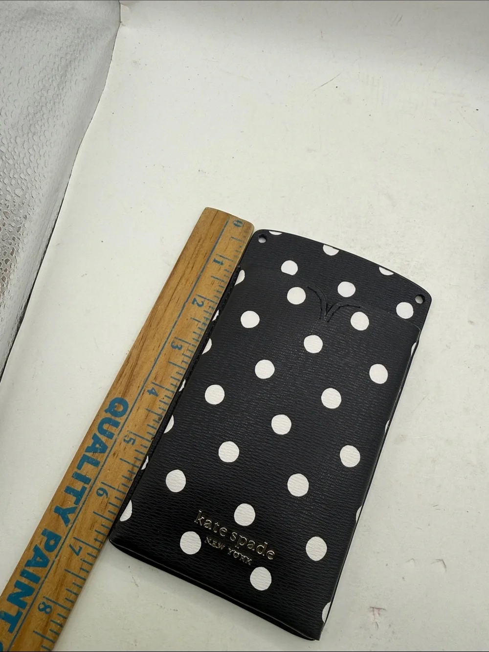 Kate Spade Spencer Sunshine Polka Dot Slim iPhone Card Crossbody Carry Case